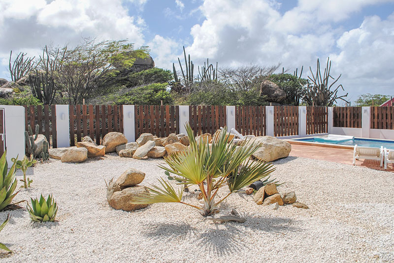 Vakantiehuis Aruba Villa La Granda - Tuin