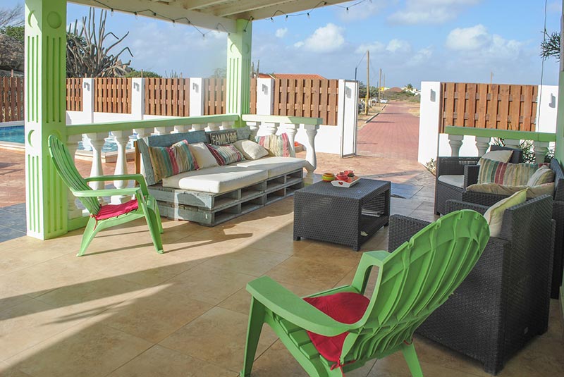 Vakantiehuis Aruba Villa La Granda - Veranda
